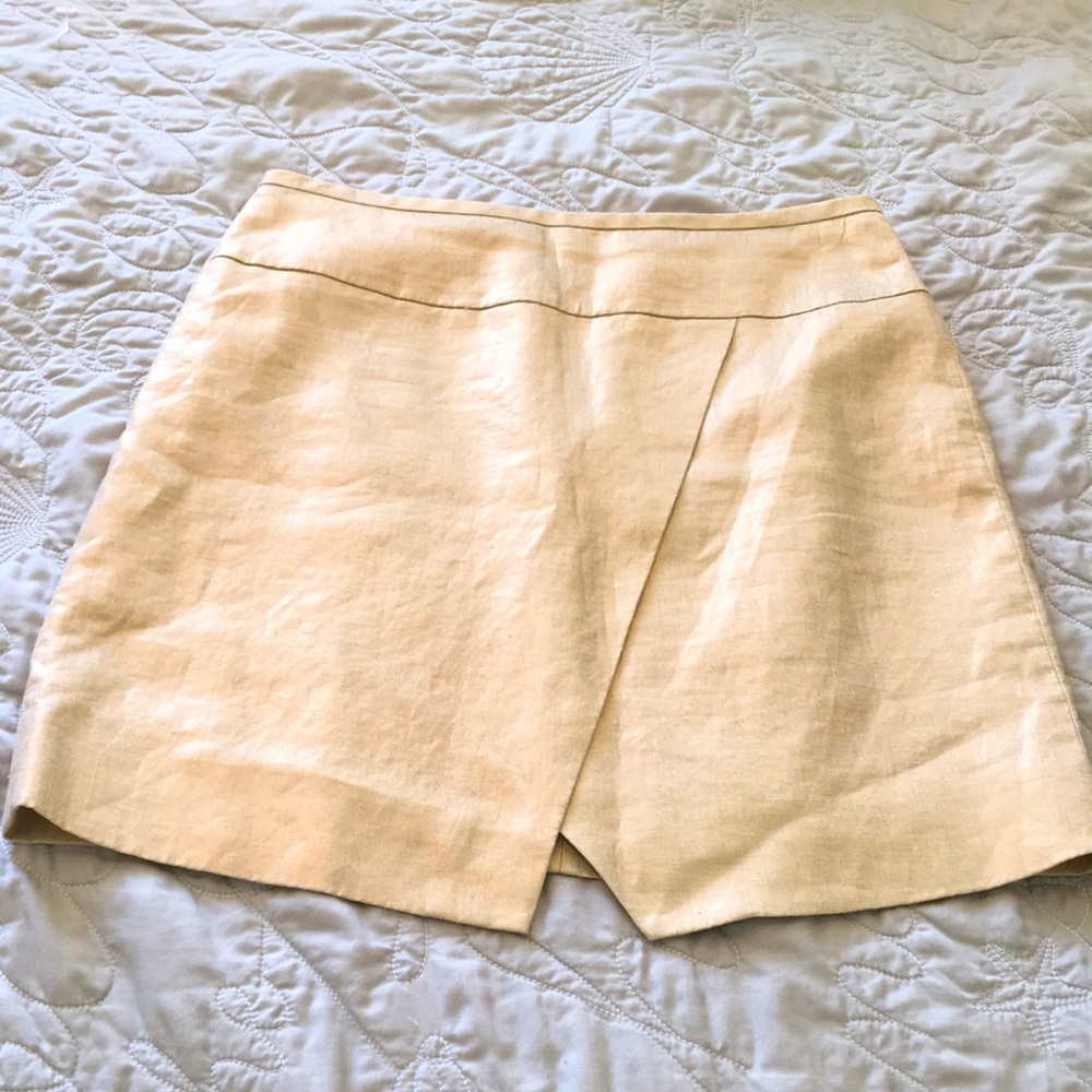 JCrew 100% Linen skirt